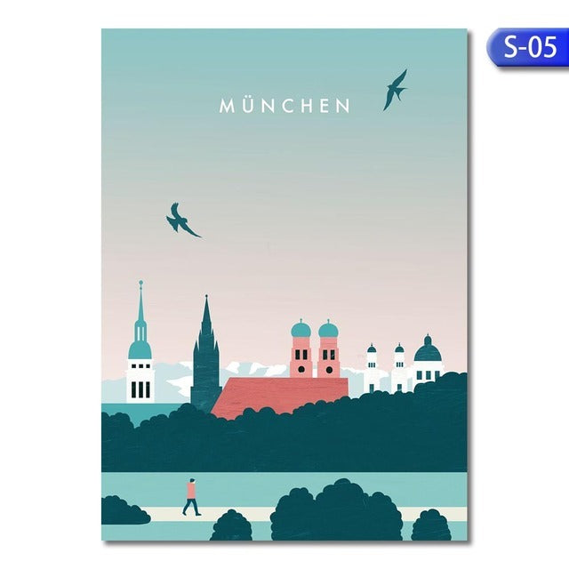 Travel Poster Canvas