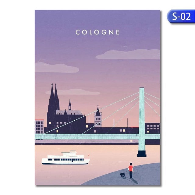 Travel Poster Canvas