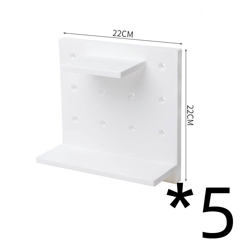 Household Plastic Hole Board Wall Shelves