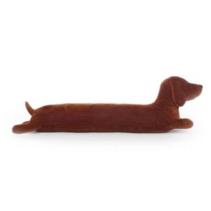 Brown Cute Dachshund Long Sofa Pillow