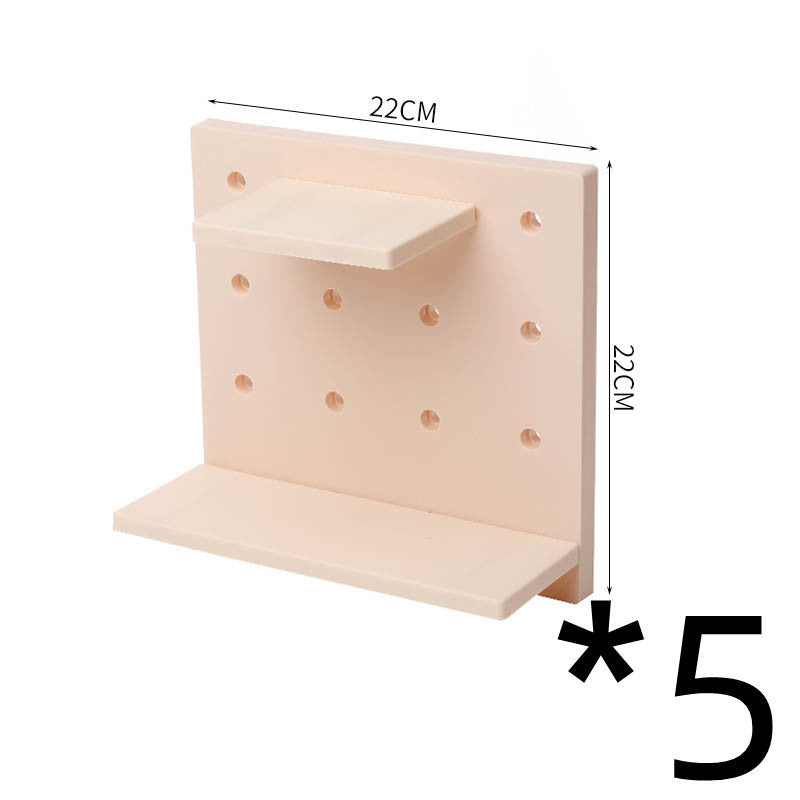 Household Plastic Hole Board Wall Shelves